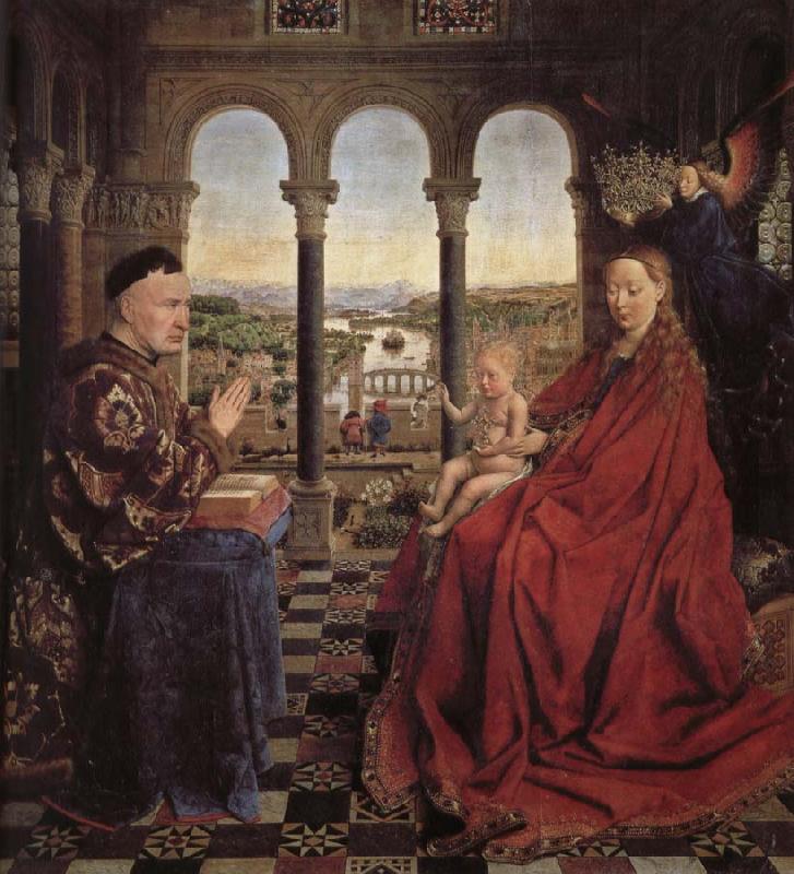 Jan Van Eyck Roland s Madonna oil painting image
